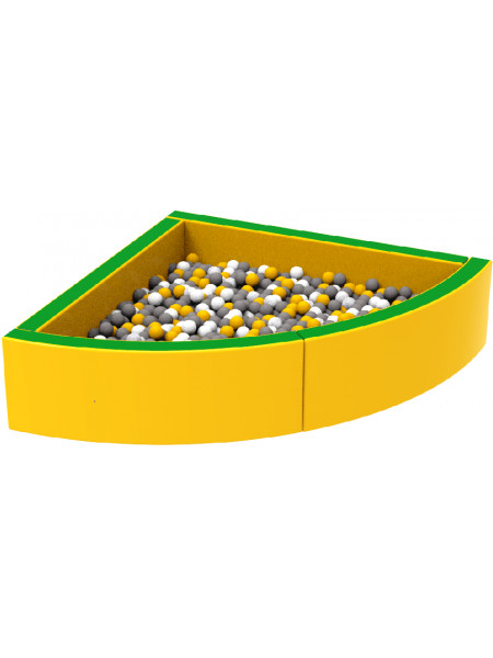 М'який басейн для дітей кутовий 150х150 см HOP-HOP